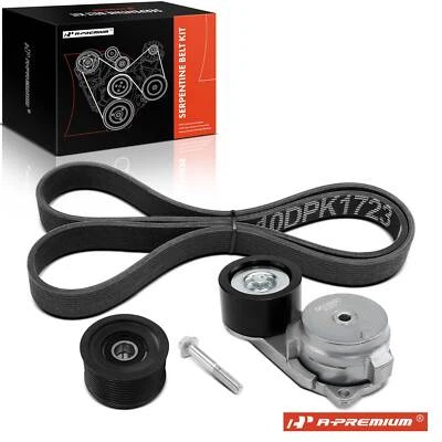 Kit de componentes de transmisión por correa serpentina A-Premium 3x para Mack GU7 2018 LR600 2016 Foto 1 de 4
