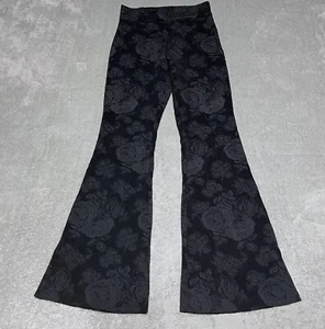 ANIYE BY Pants Womens XS Black Floral Flare Leg Floral Lace Designer Career - Picture 1 of 12