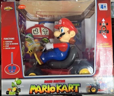 Nintendo Mario Kart NKOK Racing Radio Control Toy Car 2004 New 27 MHz in Box - Image 1 of 4