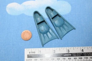 Vintage Action Man Palitoy Under Water Explorer Blue Flippers CB340e - Picture 1 of 2