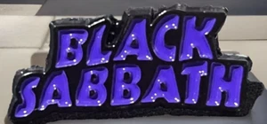 Black Sabbath Hard Rock Band Logo Hat Lapel Jacket Enamel Pin - Picture 1 of 1