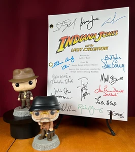 Indiana Jones and The Last Crusade Script- Signed- Autograph Reprints- 123 Pages - Picture 1 of 8