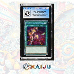 Yu-Gi-Oh! Dark Burning Attack 2016 LDK2-ENS04 Secret Rare Limited Ed CGC 4.5 - Picture 1 of 3