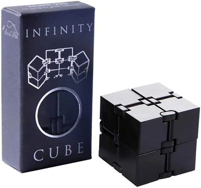 Infinity Cube Fidget Toy, Sensory Tool EDC Fidgeting Game for Kids and Adults, C - Immagine 1 di 4