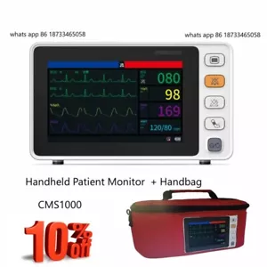 CMS1000 Ambulance Patient Monitor Vital Signs Multi-parameter with Carry Case - Picture 1 of 19