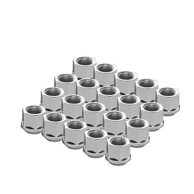 Tuerca hexagonal Dodge Dakota Durango Ram1500 32 un. ZINC 9/16-18 bellota extremo abierto 3/4" Foto 1 de 4