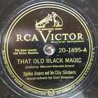 78 Rpm Rca Victor 20-1895, Spike Jones, Old Black Magic, Liebestraum E