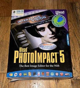 Ulead PhotoImpact 5 Windows 95 98 PC CD Photo Editing In Box Has SN Key - Picture 1 of 2