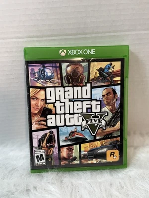 Grand Theft Auto V GTA 5 Xbox One Video Game Disc Case Rockstar Games M Insert - Image 1 of 3