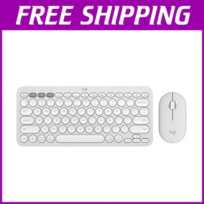 Logi Bolt Bluetooth Keyboard and Mouse Combo - Tonal White - Image 1 of 4