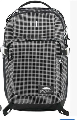 JanSport Backpack Black Gnarly Gnapsack 30 Padded Travel Backpack - Image 1 of 4