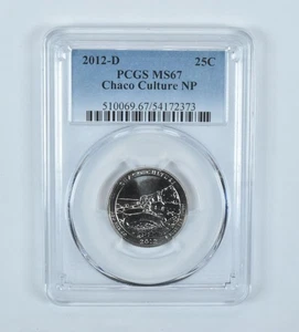2012-D Washington Quarter ATB Chaco Culture MS67 PCGS *1628 - Picture 1 of 5