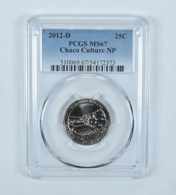 2012-D Washington Quarter ATB Chaco Culture MS67 PCGS *1628 - Image 1 of 4