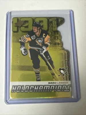 MARIO LEMIEUX  #'d 17/35  2022-23 Upper Deck SPX GOLD Holochampions No. HC-ML - Image 1 of 4