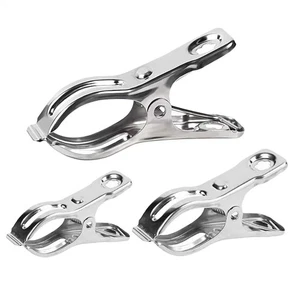 Garden Clips, Heavy Duty Stainless Steel Greenhouse Clamps, Greenhouse Clips Set - Imagen 1 de 15