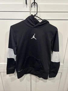 Nike DriFit Air Jordan Hooded Sweatshirt Size Youth Medium - Picture 1 of 2