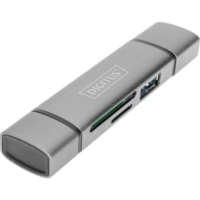 Digitus DA-70886 Externer Speicherkartenleser / Hub  USB-A (USB 3.0), USB-A, ... - Bild 1 von 4