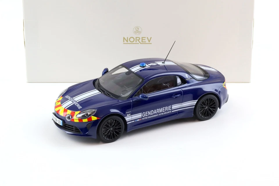 NOREV 185420 ALPINE - ALPINE A110 S COUPE GENDARMERIE - POLICE 2023 - BLUE - 1/1