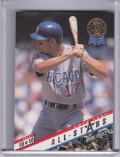 1993 LEAF #10 MARK GRACE & PAUL MOLITOR GOLD LEAF ALL-STARS CUBS BLUE JAYS