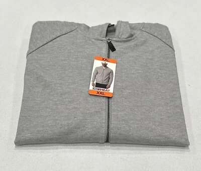 32 Degrees Heat Men's Full Zip Hooded Jacket, Gray, Size XXL - Image 1 of 4