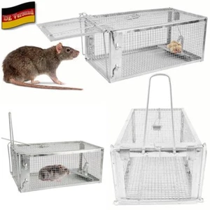 Lebendfalle Mausefalle Mäusefalle Rattenfalle Mäuse Ratten Tierfalle Käfigfalle - Bild 1 von 12