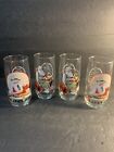 Set of 4 Christmas Santa Glasses Coca Cola Curtis Co. Norman Rockwell 1920 1922 Only $10.79 on eBay