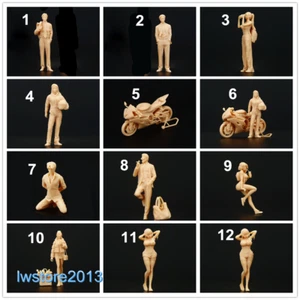 1/64 1/43 Niña Hombre Escena Accesorios Miniaturas Figuras Modelo Para Coches Vehículos Juguetes - Imagen 1 de 20