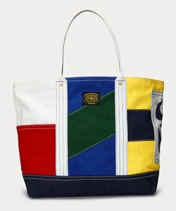 Polo Ralph Lauren Polo Ralph Lauren Patchwork Canvas Tote - Picture 1 of 7