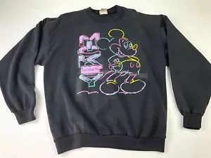 Felpa Topolino Vintage DISNEY DESIGNS Taglia XL Made in USA - Foto 1 di 10
