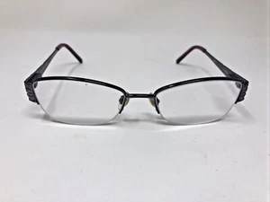 ELLEN TRACY CANNES AMETHYST 50-17-130 PURPLE HALF RIMLESS 3041 - Picture 1 of 8