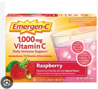 Emergen-C 1000mg Vitamin C.    Daily Immune Support Antioxidants  B Vitamins - Image 1 of 4