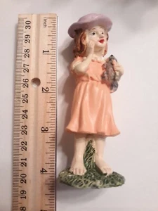 🌟 Neue Mädchen Figur, Puppenhaus Miniatur / Feengarten 4 Zoll (F1 - Bild 1 von 3
