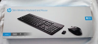 New HP Slim Wireless Keyboard and Mouse - T6L04AA#ABA - Image 1 of 4