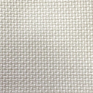 Tela de tela Aida 18 quilates blanca 18 pulgadas x 16 pulgadas punto de cruz contada nueva - Imagen 1 de 2
