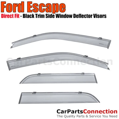 WellVisors Window Visors 08-12 For Ford Escape Sun Visors Deflectors - Image 1 of 4