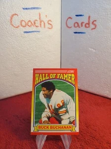 1990 Score HALL OF FAMER Buck Buchanan #600 Kansas City Chiefs  - Picture 1 of 3
