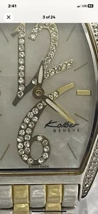 SWISS MADE Ladies Watch  Kolber Geneve Quartz  Works Great Keeping The Time - Picture 1 of 24