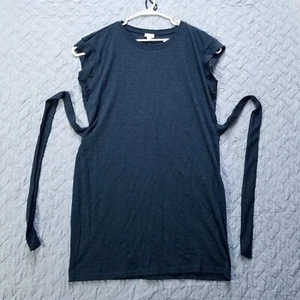 J. Crew Short Sleeve T-Shirt Dress Tie Waist Preppy Spring Summer Wmn Sz XL NWT - Picture 1 of 10