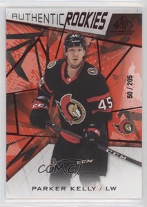 2021-22 SP Game Used Authentic Rookies Red Fragment /205 Parker Kelly Rookie RC