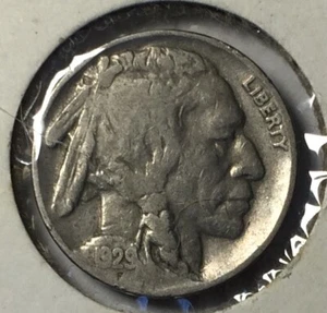 1929 Buffalo Nickel Philadelphia Mint United States 5c - Picture 1 of 4
