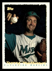 Terry Mathews 1995 Topps  Card #390 Florida Marlins