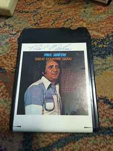 SIGNED PAUL MARTIN "GREAT COUNTRY GOLD" 8-TRACK TAPE ~ PLT 537 PLANTATION - Picture 1 of 4
