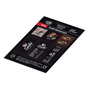 Sushi Restaurant ❤️ STICKER fit for building blocks tiles /5342 - Picture 1 of 1