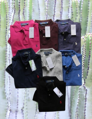 LAUREN RALPH LAUREN ralph lauren poloshirt damen XS,S,M,XL,rot, himbeer,blau,hellblau,grau,black,Neu