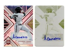 2018  Elite Extra Edition Alexander Canario Yellow Printing Plate 1/1 + Base AU