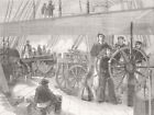 SHIPS. Main-deck of The Blenheim 1856 old antique vintage print picture