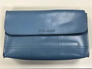 Estee Lauder Kosmetiktasche blau Make-up Klettverschluss - Bild 1 von 4