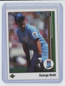 1989 Upper Deck George Brett . Kansas City Royals #215.