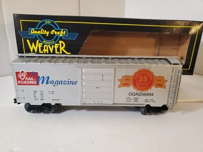1994 Weaver O Scale Rail-Roading Magazine 25th Anniversary Boxcar #256994 - Image 1 of 4