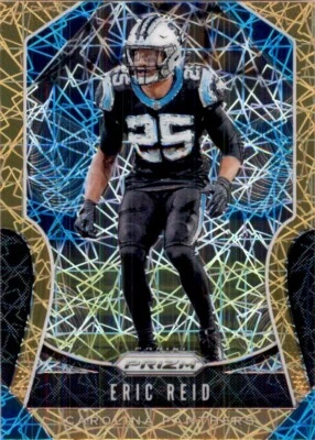 2019 Prizm Gold Laser ERIC REID New England Patriots #180 - Image 1 of 2